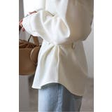 [SET]ライトツイードベルト付シャツ×タックワイドパンツ | BONJOUR SAGAN | 詳細画像35 