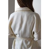 [SET]ライトツイードベルト付シャツ×タックワイドパンツ | BONJOUR SAGAN | 詳細画像36 