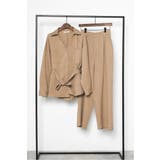 [SET]ライトツイードベルト付シャツ×タックワイドパンツ | BONJOUR SAGAN | 詳細画像39 