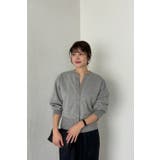 アップサイクルキーネックスナップカーディガン | BONJOUR SAGAN | 詳細画像40 