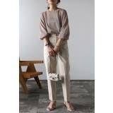 ボリュームスリーブシアーニット 77-002463 | BONJOUR SAGAN | 詳細画像2 