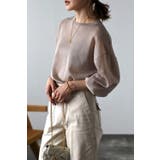 ボリュームスリーブシアーニット 77-002463 | BONJOUR SAGAN | 詳細画像3 