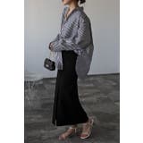 コットンストライプポケットシャツ 77-002474 | BONJOUR SAGAN | 詳細画像3 