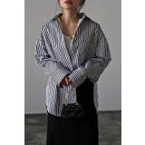 コットンストライプポケットシャツ 77-002474 | BONJOUR SAGAN | 詳細画像6 