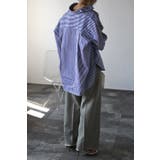 コットンストライプポケットシャツ 77-002474 | BONJOUR SAGAN | 詳細画像12 