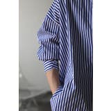 コットンストライプポケットシャツ 77-002474 | BONJOUR SAGAN | 詳細画像17 