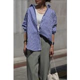 コットンストライプポケットシャツ 77-002474 | BONJOUR SAGAN | 詳細画像19 