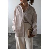 コットンストライプポケットシャツ 77-002474 | BONJOUR SAGAN | 詳細画像20 