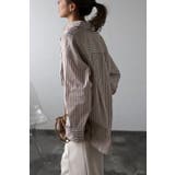 コットンストライプポケットシャツ 77-002474 | BONJOUR SAGAN | 詳細画像24 