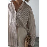 コットンストライプポケットシャツ 77-002474 | BONJOUR SAGAN | 詳細画像28 