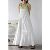 シャドーストライプキャミワンピース 77-002519 | BONJOUR SAGAN | 詳細画像1 