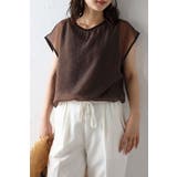 BROWN | レイヤードシアーフレンチプルオーバー 77-002648 | BONJOUR SAGAN