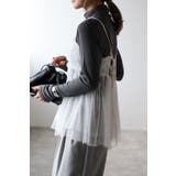 バックダブルリボンチュールキャミ 77-002722 | BONJOUR SAGAN | 詳細画像9 