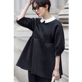 襟取り外しダンボールフォルムプルオーバー 77-003590 | BONJOUR SAGAN | 詳細画像7