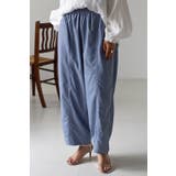 ICE-BLUE | ウエストゴムナイロンボリュームパンツ 77-002837 | BONJOUR SAGAN