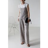 LIGHT-GRAY | ツイードビスチェ×パンツセットアップ 77-003249 | BONJOUR SAGAN