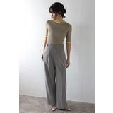 配色デザイン五分袖リブニット 77-003345 | BONJOUR SAGAN | 詳細画像7 