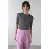 配色デザイン五分袖リブニット 77-003345 | BONJOUR SAGAN | 詳細画像11 