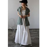 シャドーストライプキャミワンピース 77-003444 | BONJOUR SAGAN | 詳細画像8 