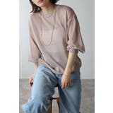 ボリュームスリーブシアーニット 77-003548 | BONJOUR SAGAN | 詳細画像3 