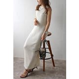 IVORY | サマーニットアメスリリブワンピース 77-003662 | BONJOUR SAGAN