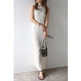 サマーニットアメスリリブワンピース 77-003662 | BONJOUR SAGAN | 詳細画像1 