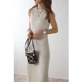 サマーニットアメスリリブワンピース 77-003662 | BONJOUR SAGAN | 詳細画像2 