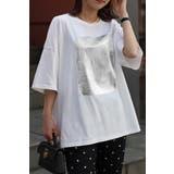 OFF-WHITE | 箔プリントビッグシルエットTシャツ 77-003694 | BONJOUR SAGAN
