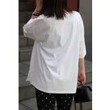 箔プリントビッグシルエットTシャツ 77-003694 | BONJOUR SAGAN | 詳細画像4 