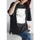 箔プリントビッグシルエットTシャツ 77-003694 | BONJOUR SAGAN | 詳細画像12 