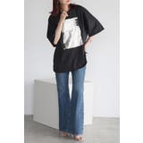 箔プリントビッグシルエットTシャツ 77-003694 | BONJOUR SAGAN | 詳細画像14 