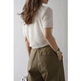 スクエアポケットブークレニット半袖カーディガン 77-003712 | BONJOUR SAGAN | 詳細画像10 