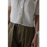 スクエアポケットブークレニット半袖カーディガン 77-003712 | BONJOUR SAGAN | 詳細画像13 