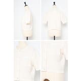 スクエアポケットブークレニット半袖カーディガン 77-003712 | BONJOUR SAGAN | 詳細画像16 