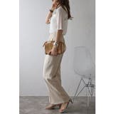 リネン混リラックスワイドパンツ 77-003714 | BONJOUR SAGAN | 詳細画像3 