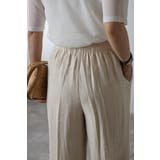 リネン混リラックスワイドパンツ 77-003714 | BONJOUR SAGAN | 詳細画像8 