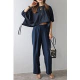 リネン混リラックスワイドパンツ 77-003714 | BONJOUR SAGAN | 詳細画像9 