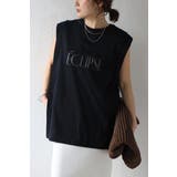 BLACK | USAコットンECLIPSEロゴノースリスクエアプルオーバー 77 003772 | BONJOUR SAGAN