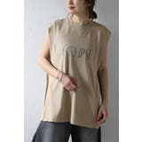 BEIGE | USAコットンECLIPSEロゴノースリスクエアプルオーバー 77 003772 | BONJOUR SAGAN