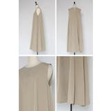 【接触冷感＋UVカット+撥水加工】裾バルーン撥水ノースリワンピ | BONJOUR SAGAN | 詳細画像46 