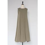 【接触冷感＋UVカット+撥水加工】裾バルーン撥水ノースリワンピ | BONJOUR SAGAN | 詳細画像49 