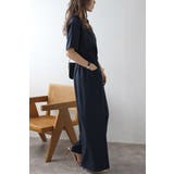 ウエスト切替Vネックオールインワン 77-003799 | BONJOUR SAGAN | 詳細画像5 