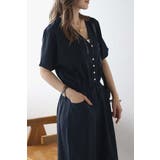 ウエスト切替Vネックオールインワン 77-003799 | BONJOUR SAGAN | 詳細画像6 