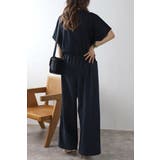 ウエスト切替Vネックオールインワン 77-003799 | BONJOUR SAGAN | 詳細画像7 