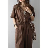 ウエスト切替Vネックオールインワン 77-003799 | BONJOUR SAGAN | 詳細画像10 