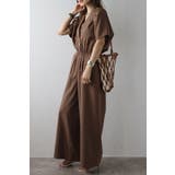 ウエスト切替Vネックオールインワン 77-003799 | BONJOUR SAGAN | 詳細画像11 