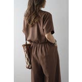 ウエスト切替Vネックオールインワン 77-003799 | BONJOUR SAGAN | 詳細画像14 