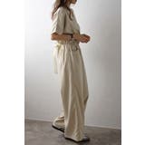 ウエスト切替Vネックオールインワン 77-003799 | BONJOUR SAGAN | 詳細画像16 