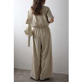 ウエスト切替Vネックオールインワン 77-003799 | BONJOUR SAGAN | 詳細画像18 