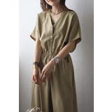 ウエスト切替Vネックオールインワン 77-003799 | BONJOUR SAGAN | 詳細画像26 